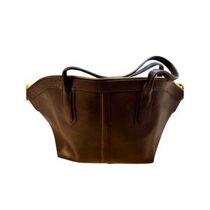 J.Crew Biennial Medium Leather Satchel Tote Black Style 21986 Gold Hardware